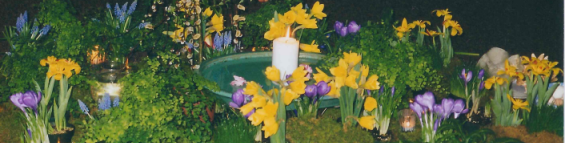 Spring altar